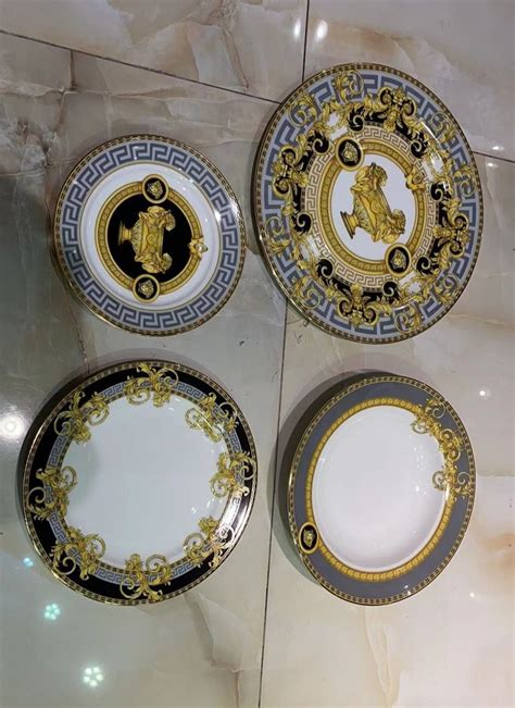 versace plate set replica|versace dinnerware set costco.